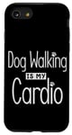 iPhone SE (2020) / 7 / 8 Funny Dog Walking Quote Is My Cardio Case
