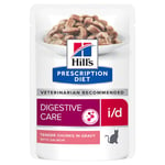Hill's Prescription Diet Feline i/d Digestive Care kattefôr med laks - 48 x 85 g