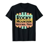 Rocky Mountain Natl Park Retro US National Parks Nostalgic T-Shirt