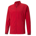 PUMA Men'S Teamcup Sideline Jacket Woven, Chili Pepper-Cordovan, Xl