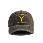 Yellowstone National Park Baseballkepsar Slitna Hattar Keps Män Kvinnor Retro Utomhus Sommar Justerbar Yellowstone Hattar Mz-294 [DB] Som bild5 As picture5 Adjustable