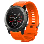 Garmin Forerunner 935 / Fenix 5 / 5 Plus silicone watch band - Orange