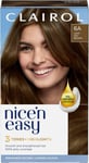 Clairol Nice'n Easy Crème, Oil Infused Permanent Hair Dye, 6A Light Ash Brown