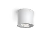Philips Dimbar LED Phase tak-/väggspotlight 6,5 W, Utanpåliggande spotlight, Glödlampan/-lamporna kan inte bytas ut, 1 lampor, LED, 4,5 W, 2700 K