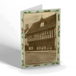 CHRISTMAS CARD Vintage Norfolk - Ye Olde Green Dragon Inn, Wymondham