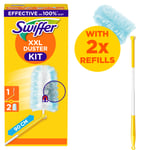 Swiffer XXL Trap & Lock Floor Dusting Kit (1 Handle + 2 Duster Refills