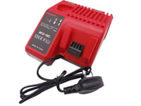 FengBP®Replacement Charger for Milwaukee M18 M12 18V 220V Li-ion Tool Battery M12-18C C1418C M14 Fast Charger Dual Port for Milwaukee 48-59-1812 48-59-1807 48-59-1806 48-11-1840 2710-20 48-11-1828