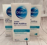 *NEW* 3x150ml Oilatum Junior Bath Additive soothing bath treatment for eczema