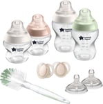 Tommee Tippee Closer to Nature Newborn Anti-Colic Baby Bottle Starter Kit, Slow