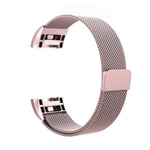 Fitbit Charge 2 Elegant justerbart klockband - Rose guld Rosa