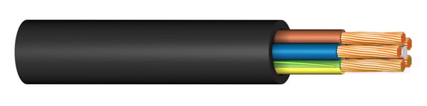 Jordkabel RXQ Xtra 1Kv Dca (5G1,5 50m ring 11,1 kg)