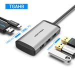 Vention USB C HUB Type-C vers 4K HDMI RJ45 VGA USB 3.0 HUB Dock pour MacBook Pro Huawei Mate 30 USB-C 3.1 Splitter Port USB-C HUB, 5 en 1 TGA-