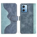 För Xiaomi Redmi Note 12 5G (Global)/(Indien)/(Kina)/Poco X5 5G Telefonfodral Stativ Plånbok Tvåfärgad M