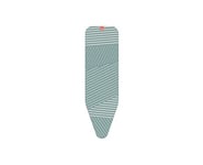 Joseph Joseph Flexa - Replacement Elasticated Ironing Board Cover, Linear Grey pattern, Padded 4 mm foam, Easy Quick Fit for Boards 135 cm x 45 cm