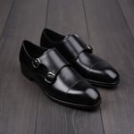 TLB double monk strap black EU41 / UK7 - seconds