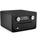 Pure Evoke C-D4 - Système tout-en-un avec radio FM/DAB+/Lecteur CD/Bluetooth - Noir mat
