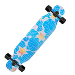 Outdoors New PVC High Elastic Roller Skating Board Four Skating Cool Fish-Shaped Skateboard Kids Outdoor Sports Fitness Board Sports (Color : 3)