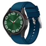 Silikon armbånd No-Gap Samsung Galaxy Watch 6 Classic (43mm) - Petrol