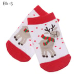 1 Pair Christmas Socks Baby Girls Cotton Elk-s