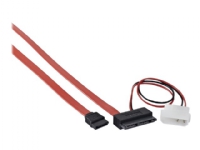 Cablexpert - SATA-kabel - 2-pin Molex, Micro SATA (han) till SATA (han) - 45 cm