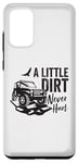 Coque pour Galaxy S20+ Vintage A Little Dirt Never Hurt, voiture tout-terrain, camion, 4x4, boue