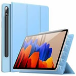 Tri-fold etui med stativfunksjon for Galaxy Tab S7 11"", Blå