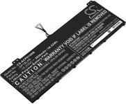 Kompatibelt med Acer TMP614-51G-719Y, 15.20V, 3850 mAh