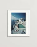 Sonic Editions Framed Slim Aarons Pool Hotel Du Cap Eden Roc