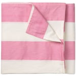 Gaia bordsduk 180x145 cm, rosa/vit
