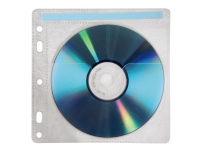 Hama CD-ROM Pockets 80 - CD-fodral - kapacitet: 2 CD - genomskinlig vit (paket om 40)