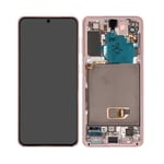 Samsung Galaxy S21 5G LCD-skærm - Phantom Pink