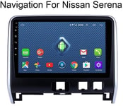 LQTY Android 8.1 Navigation Voiture Système de 10,1 Pouces autoradio à écran Tactile pour Nissan Serena 2017-2019 Compatible Bluetooth/DVD/WiFi/Multimédia/Commande au Volant,4G +