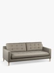 John Lewis Draper II Large 3 Seater Sofa, Light Leg, Aquaclean Aston Natural