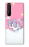 Unicorn Cartoon Case Cover For Sony Xperia 1 III