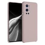 kwmobile TPU Silicone Case Compatible with OnePlus 9 Pro - Case Slim Phone Cover with Soft Finish - Dusty Pink