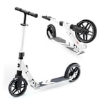 Scooter Kids 2 Wheels Ages 10+ Kids Push Scooter Folding Adjustable ABEC 9 White