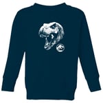 Jurassic Park T Rex Kids' Sweatshirt - Navy - 5-6 Years