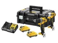 DEWALT Dck2110L2 Xr Brushless Sub-Compact Twin Pack 12V 2 X 3.0Ah Li-Ion DEWDCK2