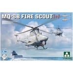 Takom MQ-8B Helicopters Model Kits Fire Scout RUAV Military 2 in 1 Scale 1:35
