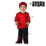 Kostume til babyer Kineser dreng (3 stk) 0-6 måneder