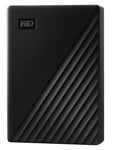 WD My Passport Extern HDD 4TB (svart)