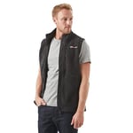 Berghaus Men's Prism Polartec Interactive Gilet Fleece Vest, Added Warmth, Smart Fit, Extra Comfortable, Black, 3XL