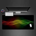 WeTTao Pad Rainbow Sonic 900x400mm Gaming Mouse Mat Computer Mousepad Game Desk Comfortable Extended Large Waterproof Keyboard Mat with Non-Slip Base Stitched Edges Smooth Surface