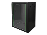Digitus Dynamic Basic Dn-19 16-U-Ec-Sw - Rack Skåp - Väggmontering - Ral 9005 - 16U - 19"