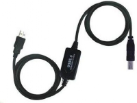 PremiumCord USB 2.0-repeater och A/M-B/M 10m kabel