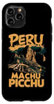 Coque pour iPhone 11 Pro Pérou Machu Picchu Adventure Travel Explorer Vintage