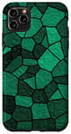 iPhone 11 Pro Max Green Aesthetic Kelly & Dark Forest Green Glass Illustration Case