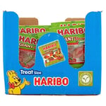 Haribo Giant Strawbs Gone Mini x 100 Mini Bags Vegetarian Strawberry Sweets, (1.6 kg)