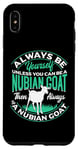 Coque pour iPhone XS Max Nourriture en peluche pour chèvre nubienne