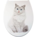 Kitten Lux Mjukstängande WC-sits, Katt